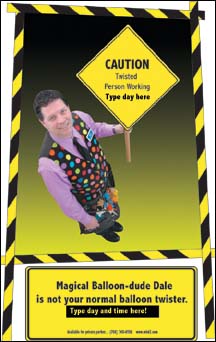Caution Poster 11 X 17